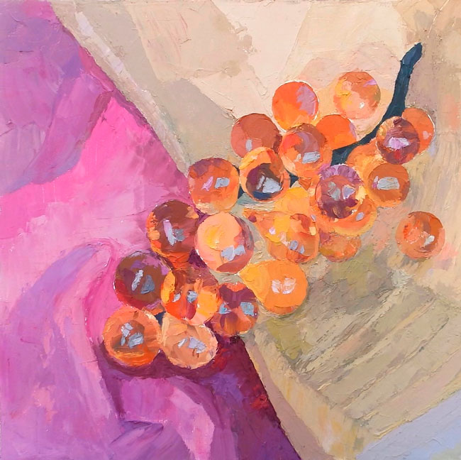 Pintura de uvas